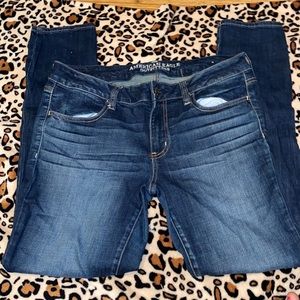 Dark wash American Eagle jeans
